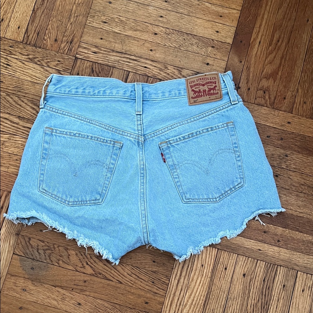 Levi's Light Blue Jean Shorts size 29